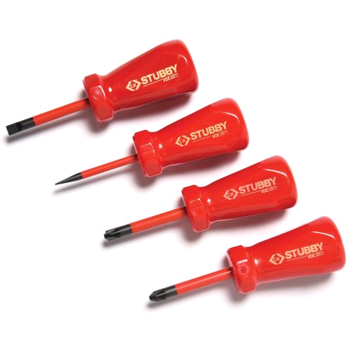 CK Stubby VDE Slim Screwdriver Set of 4 