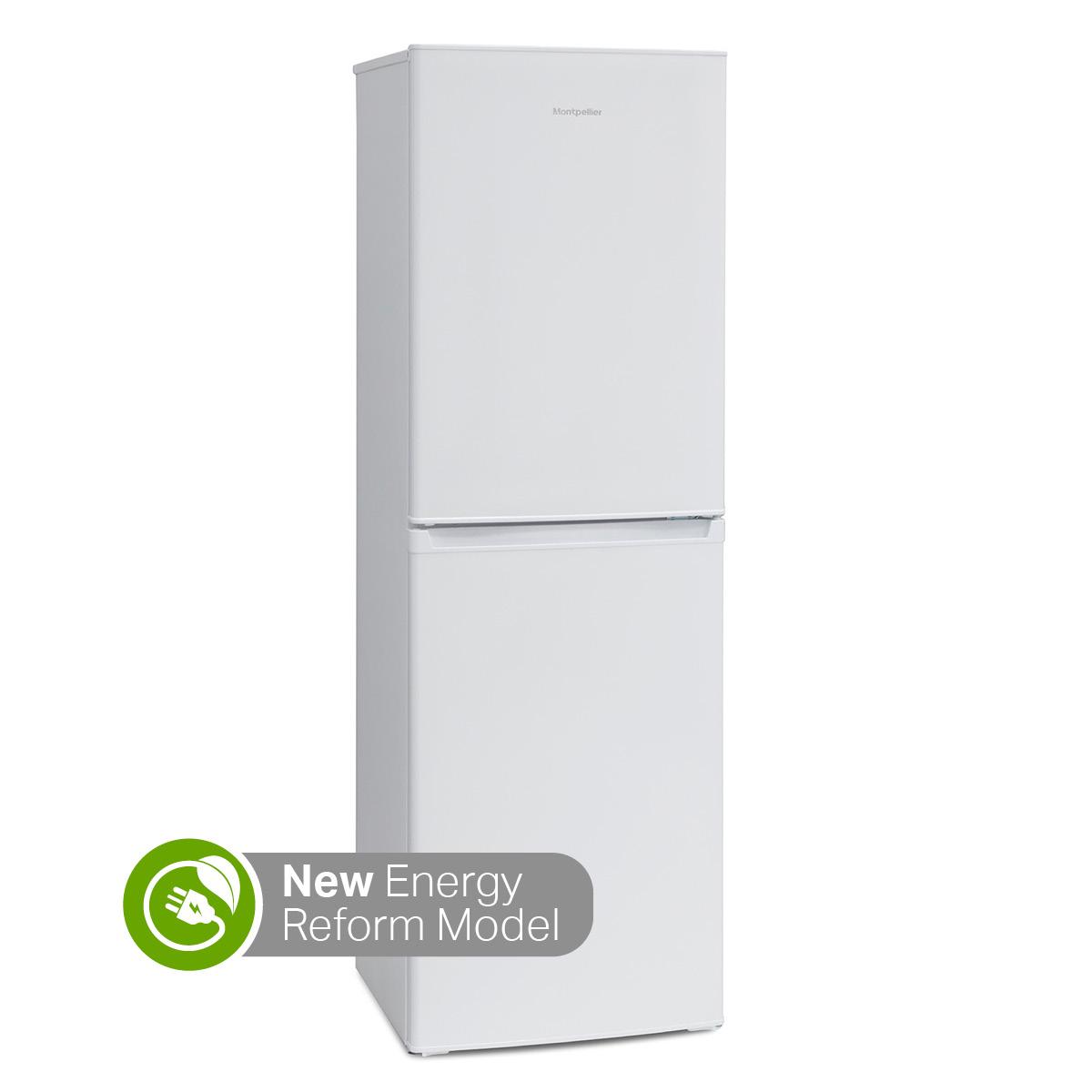 Montpellier MFF175W 50/50 Frost Free Fridge Freezer in White Height 176cm, Width 54.5cm