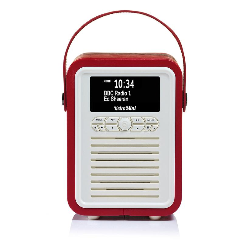 Viewquest Retro Mini DAB Radio Red