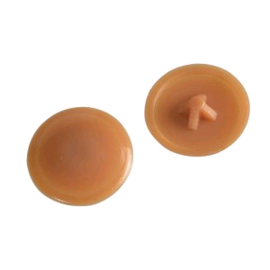 Forgefix No. 6-8's Pozi Compatible Cover Caps (Pack) Light Brown Plastic 