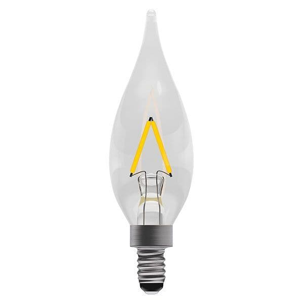 Bell 1W LED Filament Chandelier - MES, Clear, 2700K