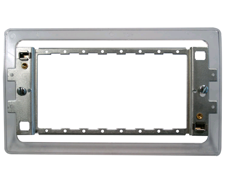 BG Screwless Flatplate Grid Frame 3+4 Gang