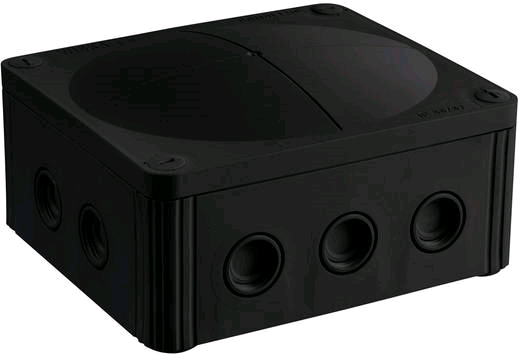 Wiska Box 160 x 140 x 81mm IP66 Black 10101463