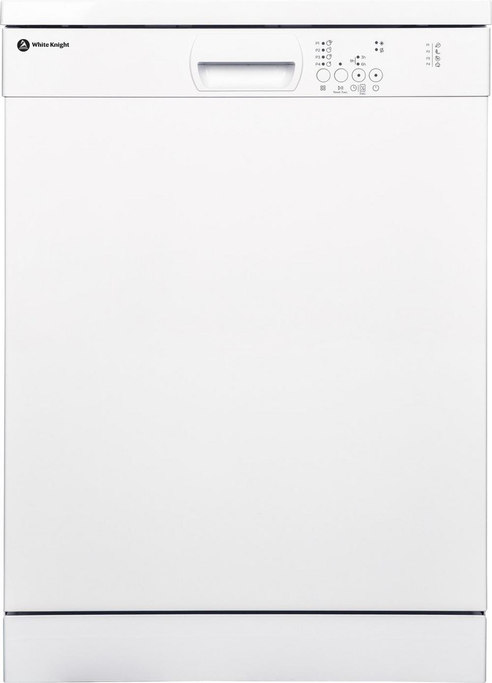 White Knight FSDW6052W Dishwasher - White - 12 Place Settings