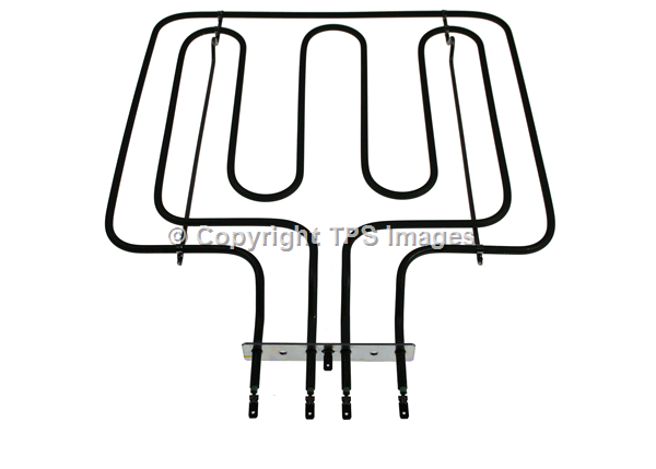 Dual oven and grill element