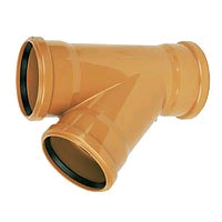 Floplast 160mm 45° Triple Juctiion Socket 6D211 
