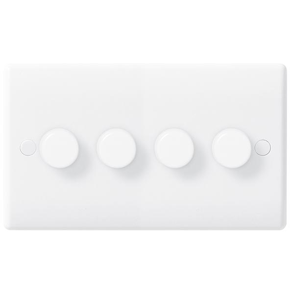 BG 4 Gang Leading Edge Dimmer Switch 200W