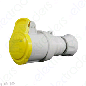 Gewiss 16a 110V 2P + E Inline Socket IP44 