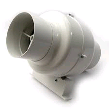 Manrose 5in Inline Centrifugal Fan & Timer 